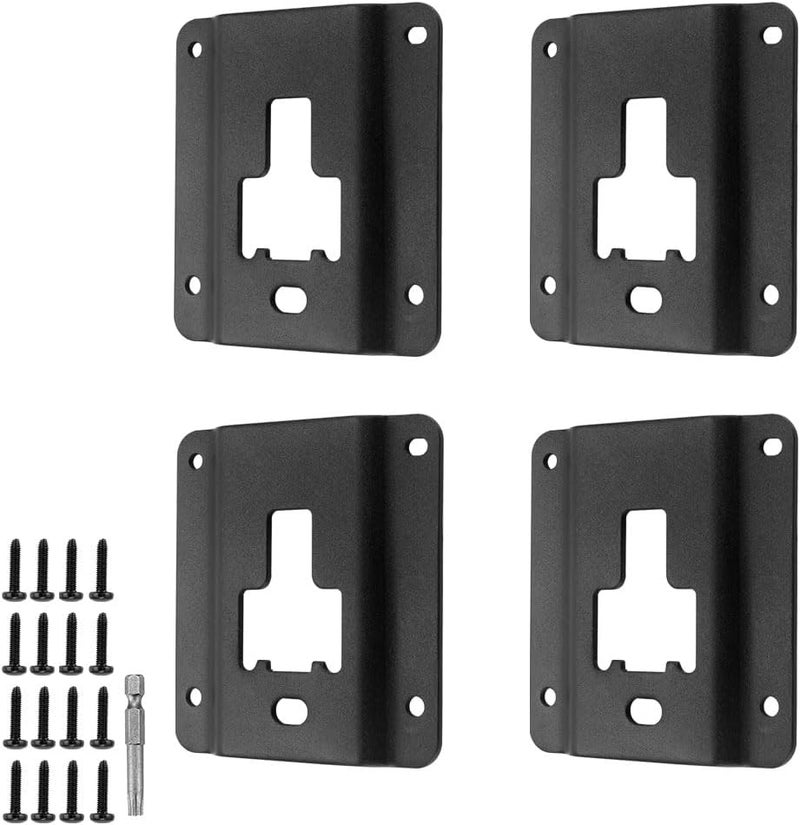 BIHEE Tie Down Anchors Plates 4 Pack Truck Bed Cargo Tie Down Brackets Compatible with Boxlink F150 2015-2025 and F250 F350 F450 F550 Super Duty 2017-2025 Replace for FL3Z99000A64B FL3Z-9928408-AB - Image 1